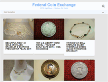 Tablet Screenshot of federalcoinexchange.com